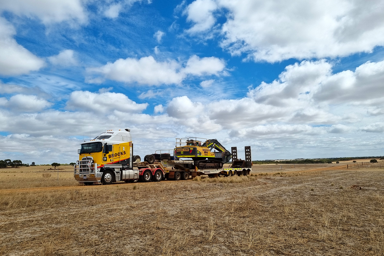 BLUE SKIES AND BROOKS MACHINES! | Brooks Transport