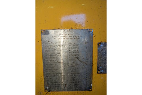 L099 - Komatsu WA500-6 For Sale image 6