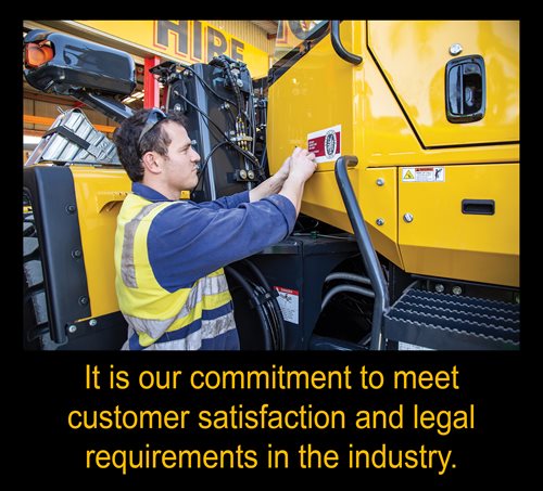 Quality Assurance Perth Sydney Brisbane Australia Wide Brooks Hire